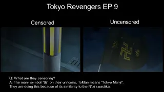 Tokyo Revengers EP 9 - Censored vs Uncensored (COMPARISON)