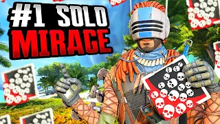 #1 SOLO MIRAGE 20 KILLS & 4K DMG IN EPIC GAME (Apex Legends Gameplay)