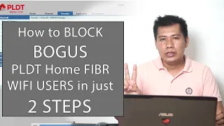 HOW TO BLOCK BOGUS PLDT HOME FIBR WIFI USERS IN JUST 2 STEPS