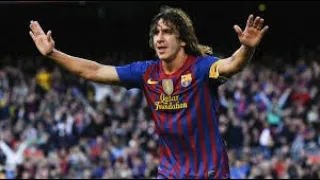 CARLES PUYOL LEGENDARY CAPTAIN BARCELONA BEST SELECTIONS SKILLS AND GOALS