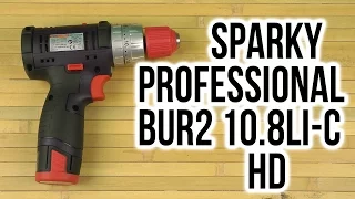 Распаковка Sparky Professional BUR2 10.8Li-C HD