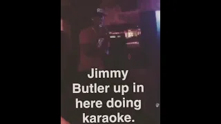 Jimmy Butler Pulled Up To A Club And  Started Doing Karaoke And No One Knew Him #nba #funny #meme