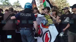 Roma, scontri tra studenti e polizia al corteo pro Palestina