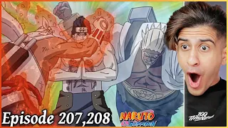 Killer Bee VS Kisame! Naruto Shippuden Episode 207, 208 Reaction