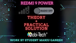 Redmi 9 Power Radio Off Problem | Redmi No Service Solution | In hindi + kannad | With ENG Subtitlte