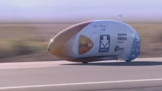 World Human Powered Speed Challenge: Dutch cyclist breaks speed record in Nevada