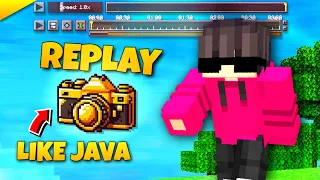 Java-Level Replay in Pocket Edition! | Ultimate Mod Upgrade 🔥| REPLAY Mod For Mcpe
