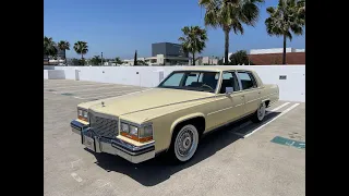 1987 Cadillac Brougham and inspection