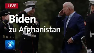 US-Präsident Biden zur Lage in Afghanistan | tagesschau LIVE