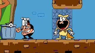 Noise Can't, His Leg is broken, but animated in sprite (Pizza Tower)