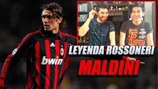 REACCIONANDO a PAOLO MALDINI | El MEJOR DEFENSA de la HISTORIA