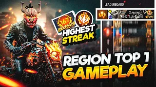 Cs Rank Push To Grandmaster Top 1 With Highest Streak Ever 🤯 | Garena - Free Fire