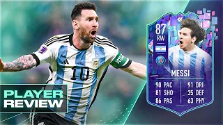 87 FLASHBACK LIONEL MESSI PLAYER REVIEW | FIFA 23 ULTIMATE TEAM