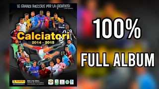 Panini Full Sticker Album Serie A Calciatori 2014-15 100% - COMPLETE, LLENO, COMPLETO, ЗАПОЛНЕННЫЙ