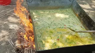 Spotted Snakehead Fish & Taro Mashed Cooking By Women | Most Tasty & Healthy Village Food