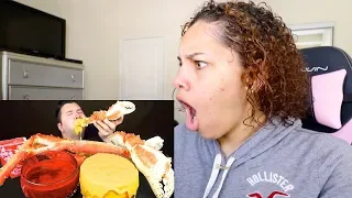 mukbangers dipping their food in way too much sauce for 10 minutes straight Reaction
