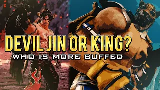 Ranked Battle of the Super BUFFED! King vs Devil Jin!