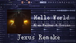 Alan Walker & Torine - Hello World (Jexus Remake) Fl studio 20