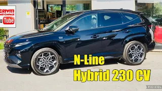 Hyundai Tucson N-Line 1.6 T-Gdi Hybrid 230 Cv Phantom Black Interni Esterni Heaven Auto