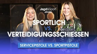 Sportliches vs. Verteidigungs Schießen Teil 2 - Amy9x19 & Samantha - Sportpistole vs Service Pistole