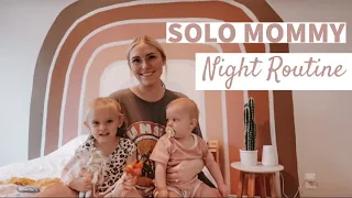 SOLO MOMMY NIGHT TIME ROUTINE 2021 | PREGNANT MOM OF TWO | Autumn Auman