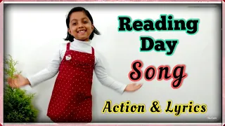 Reading Day Song With Action and lyrics, English for students, National reading day, June 19