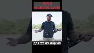 ТОП 5 УНИВЕРСАЛЬНЫХ СПИННИНГОВ НА СУДАКА И ЩУКУ! #shorts #рыбалка #спиннинг