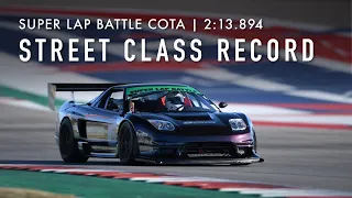 RS Future X Koyorad NSX - 2:13.8 - Super Lap Battle at Circuit of the Americas Street Class Record