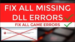 100% FIX ALL DLL MISSING ERRORS | Fix all dll missing game installation errors