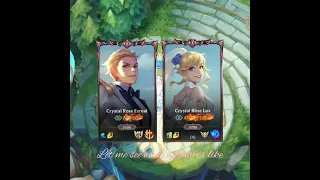 Crystal Rose Lux and Ezreal recall w/my Hubby