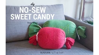 Making a Sweet Candy Throw Pillow Cover