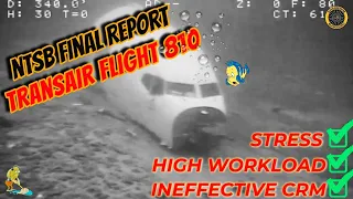 NTSB Final Report Transair 810 737 Ditching Honolulu July 2021