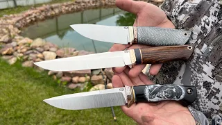 Охотничьи ножи из порошковой стали М398 - лучшее из возможного | Аукцион