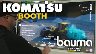 The Komatsu Booth - Bauma 2022