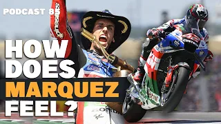 How does Marc Marquez feel seeing Rins win? | Crash MotoGP Podcast EP85