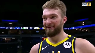 Domantas Sabonis REACTS to his HUGE 29 points/13 rebounds/6 assists🔥WIN vs Timberwolves