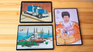 iPad Pro vs Surface Pro 8 vs S8 Ultra (artist review)