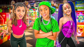 BOY SURPRISES HIS NEW FRIEND AT THE ARCADE, SISTER IS JEALOUS | JEALOUS SIBLING EP.2