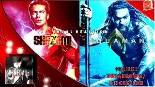 Dual Reaction: Shazam & Aquaman's Trailer Reactions/Discussion