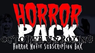 October Horror Pack Unboxing!