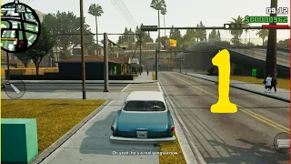 GTA San Andreas Definitive Edition iPhone 15 Pro Gameplay ( 60 FPS MAX GRAPHICS )