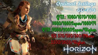 Оптимальные настройки графики Horizon Zero Dawn