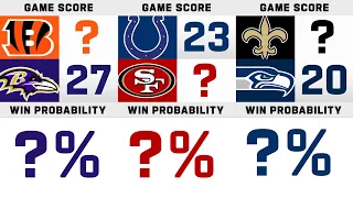 Week 7 NFL Score Projection for EVERY Matchup