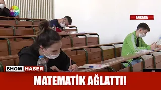 Matematik ağlattı!