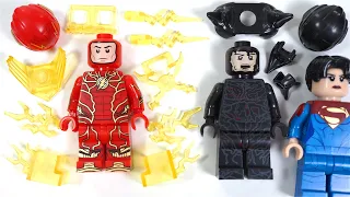 LEGO The Flash | Dark Flash | Supergirl | General Zod | Wonder Woman Unofficial Lego Minifigures