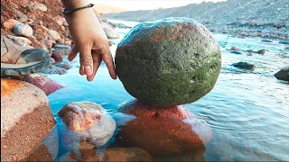 THIS TIME LUCK CHANGED | I found valuable green jasper gemstone. amazing and unique rock.