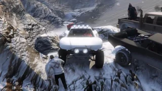 GTA 5 Online - off road meet in snow!