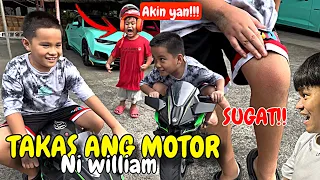 TINAKAS ANG MOTOR NI WILLIAM! (NAG TAOB SI CROW)