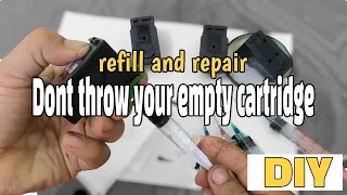 how to refill and repair empty cartridges