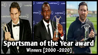 Laureus World Sportsman of the Year award Winners [2000 - 2020]